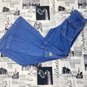 Buggirl USA 90s y2k Women's phat pants wide leg raver jeans embroidery